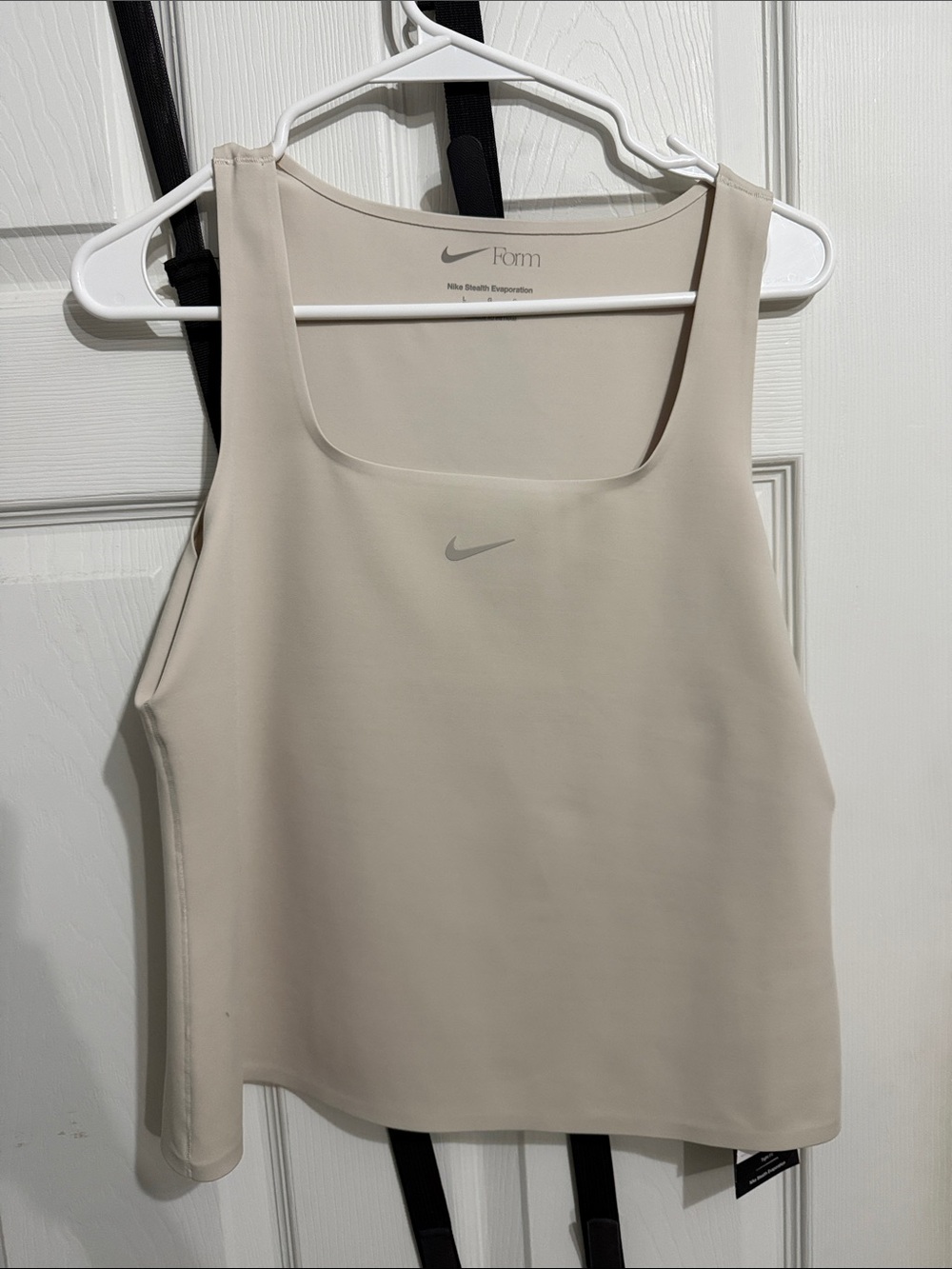 Nike Women's Light Cream Tank Top - Dri-FIT Performance Nike form